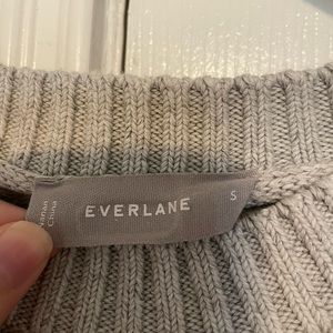 Everlane gray cotton sweater size S